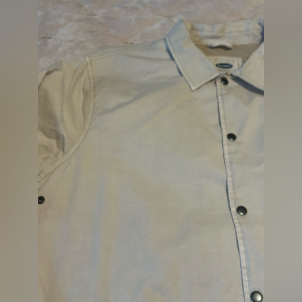 Old Navy Jacket Button Down Lightweight Men’s Xl … - image 8